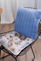 Великодня гобеленова подушка на стілець Суцвіття ПРОВАНС, 40х40см 044345