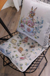 Декоративна гобеленова подушка Чарівність зайчиха ПРОВАНС, 45х45см 044282