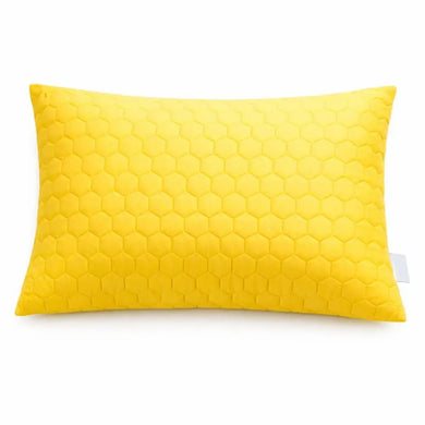 Подушка SunnyMood IDEIA 50×70 см з блискавкою жовта