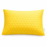 Подушка SunnyMood IDEIA 50×70 см з блискавкою жовта