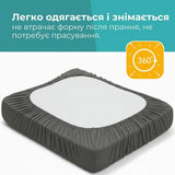Набір наволочок IDEIA 40×60×16 см для ортопедичних подушок 2 шт - темно-сірий