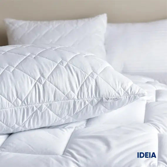 Подушка готельної серії Standart Plus IDEIA 50х70 см, чохол з блискавкою антиалергенна