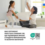 Подушка готельної серії Standart Plus IDEIA 50х70 см, чохол з блискавкою антиалергенна