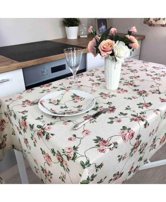 Скатертина Глорiя Квiти ПРОВАНС, 133х220см 014638