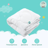 Ковдра дитяча Sei Design DeLuxe «Панда» всесезонна 100х135 см, наповнювач антиалергенне волокно, гіпоалергенна та дихаюча,