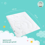 Ковдра дитяча Sei Design DeLuxe «Панда» всесезонна 100х135 см, наповнювач антиалергенне волокно, гіпоалергенна та дихаюча,