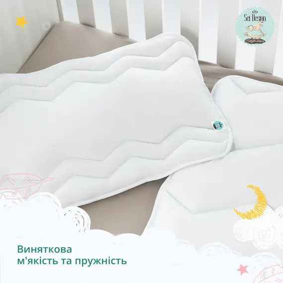 Ковдра дитяча Sei Design «Standart» всесезонна 100х135 см, наповнювач антиалергенне силіконізоване волокно, гіпоалергенна та
