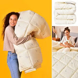 Ковдра вовняна зимова Sei Design Cashmere Premium 175х210 см, 300 г/м2, наповнювач натуральна овеча вовна, тепла та дихаюча, чохол