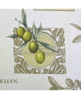 Скатертина водовідштовхувальна Симфоні оливка ПРОВАНС, 136х136см 011726