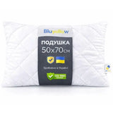 Подушка гіпоалергенна Bluyellow Home 50х70 см зі стьобаним чохлом на блискавці, регульована висота, OEKO-TEX