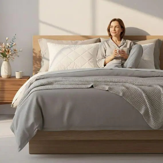 Ковдра зимова Bluyellow Home 140х210 см, гіпоалергенна, щільність 300 г/м2, полуторна, OEKO-TEX, біла