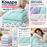 Ковдра сток STANDART 140х210 см, 250–350 г/м2, мікрофібра, уцінка – дефект тканини, фото 2