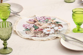 Кругла гобеленова серветка Alicia ПРОВАНС, D35см 026073