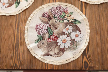 Кругла гобеленова серветка Alicia ПРОВАНС, D35см 026073