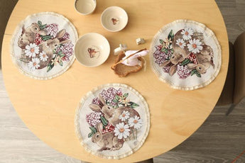 Кругла гобеленова серветка Alicia ПРОВАНС, D35см 026073