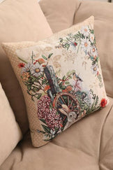 Гобеленова подушка Alicia колесо та кролики ПРОВАНС, 45х45см 021821