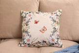 Гобеленова подушка Alicia метелики та квіти ПРОВАНС, 45х45см 021823