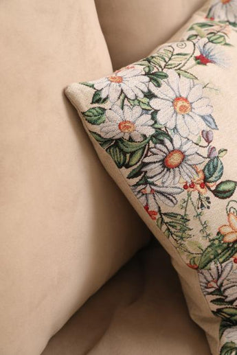 Гобеленова подушка Alicia метелики та квіти ПРОВАНС, 45х45см 021823