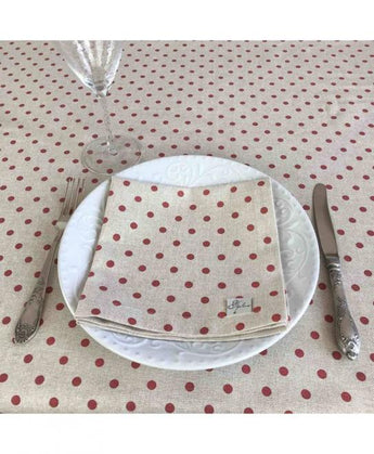 Серветка на стіл Глорiя Горох ПРОВАНС, 40х40см 014559