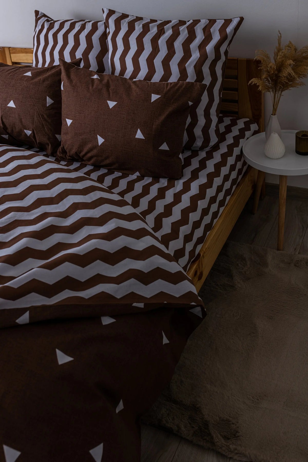 Комплект постільної білизни ТЕП "Happy Sleep" Cappuccino Night, 50x70 двоспальний 