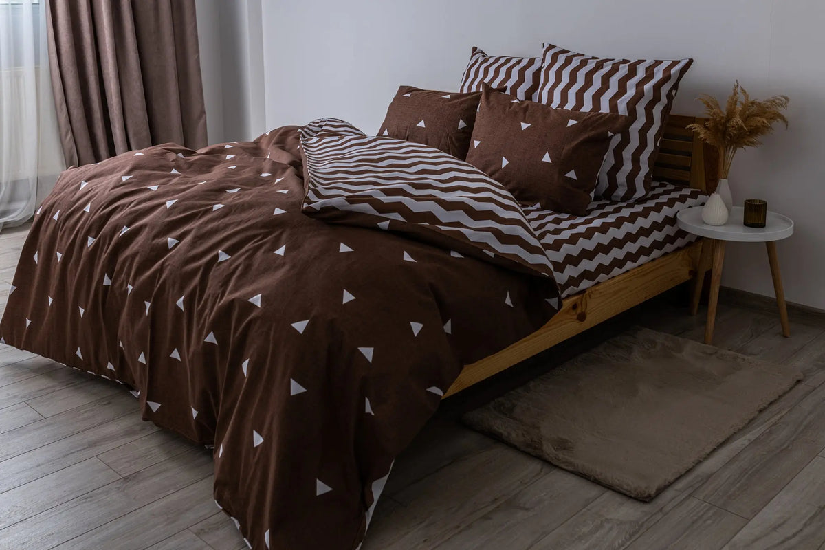 Комплект постільної білизни ТЕП "Happy Sleep" Cappuccino Night, 50x70 євро 