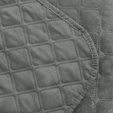 Покривало ТЕП "VELOUR" 220*240 см сірий/ромб круглий