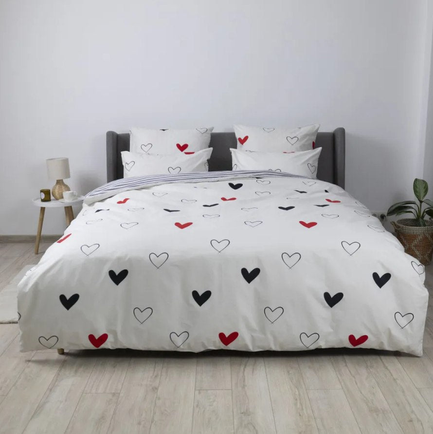 Комплект постільної білизни ТЕП "Happy Sleep" Ритм кохання, 50x70 євро