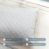 Подушка декоративна "VELOUR" 50*70 см світло-сірий
