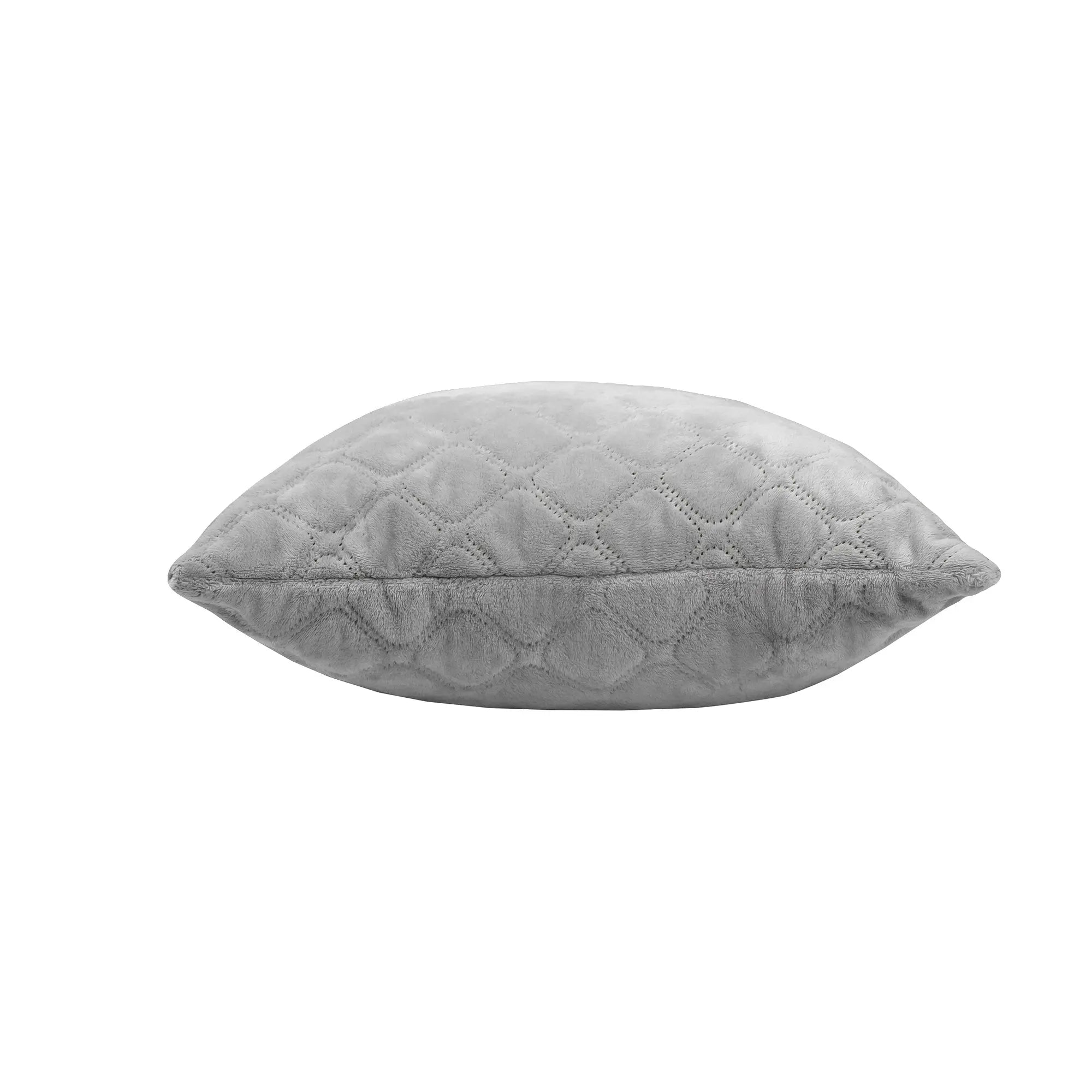 Подушка декоративна "VELOUR" 40*40 см світло-сірий
