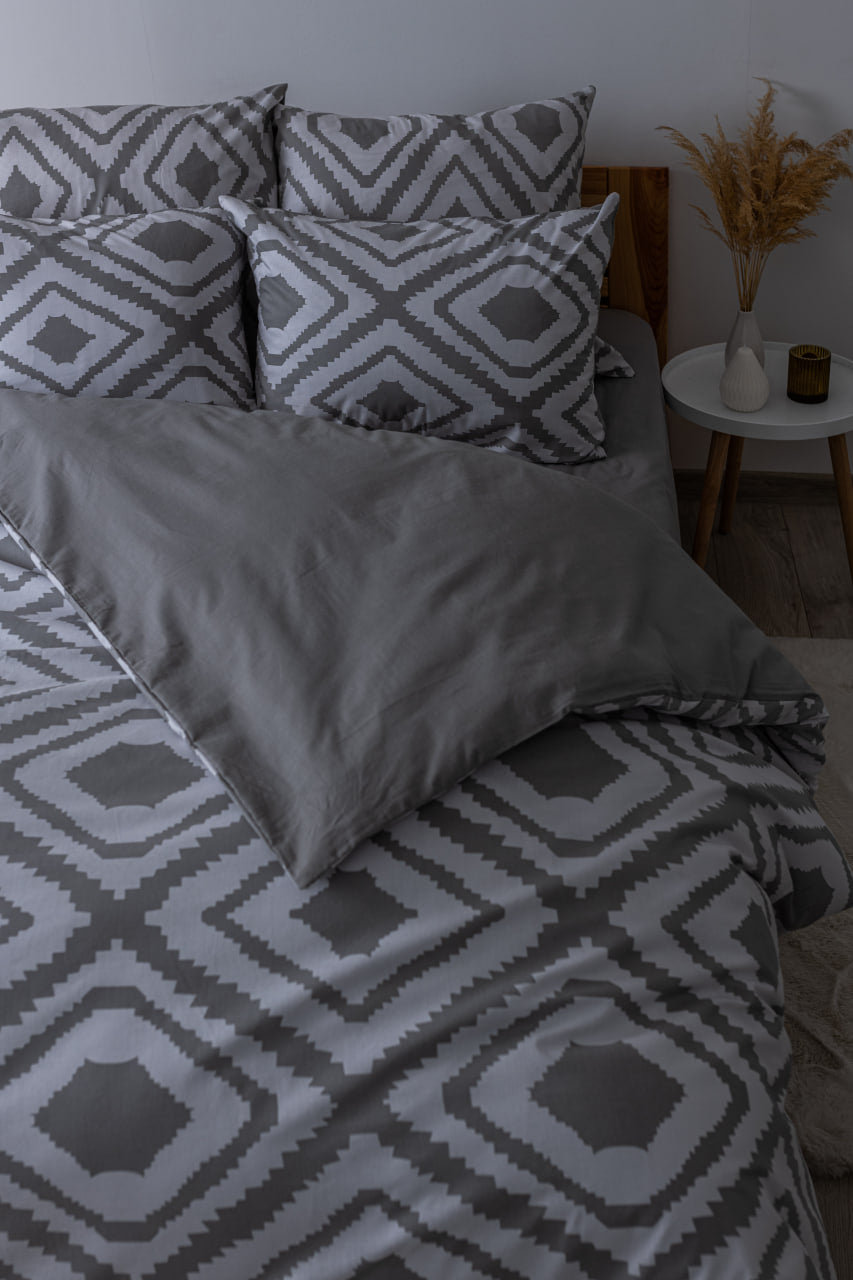 Комплект постільної білизни ТЕП "Happy Sleep" Grey Desire, 50x70 полуторний 
