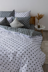 Комплект постільної білизни "ТЕП" Grey Dots, 70x70 полуторний 