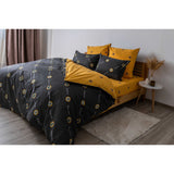 Комплект постільної білизни ТЕП "Soft dreams" Grey and Orange, 70x70 євро 