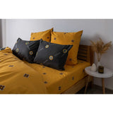 Комплект постільної білизни ТЕП "Soft dreams" Grey and Orange, 70x70 двоспальний 