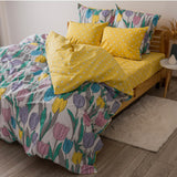 Комплект постільної білизни "ТЕП" BRIGHT TULIPS, 70x70 євро 