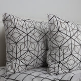Комплект наволочок ТЕП Quadro Stars grey Rev, 70x70 см