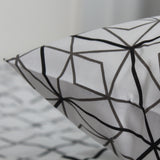 Комплект наволочок ТЕП Quadro Stars grey Rev, 70x70 см