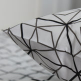 Комплект наволочок ТЕП Quadro Stars grey Rev, 50x70 см
