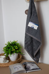 Рушник "Aurora" 50*90 см (450 г/м2) dark grey 