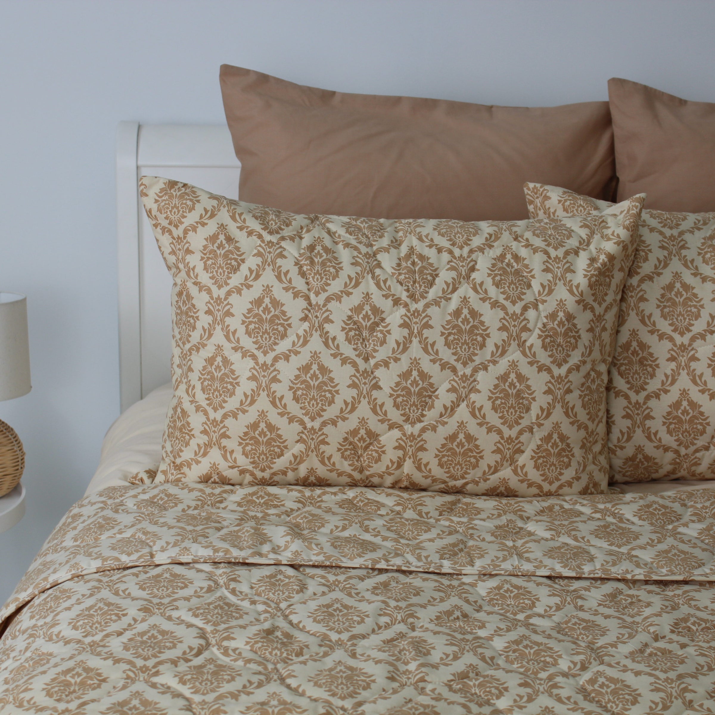 Покривало ТЕП "ELEGANT COTTON" 220*240 см 1 шт наволочка 50*70 см Beige Fantasy