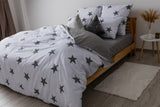 Комплект постільної білизни ТЕП "Soft dreams" Morning Star Grey, 70x70 полуторний 
