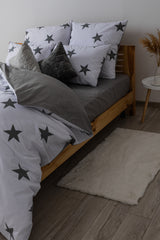 Комплект постільної білизни ТЕП "Soft dreams" Morning Star Grey, 70x70 євро 
