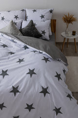Комплект постільної білизни ТЕП "Soft dreams" Morning Star Grey, 70x70 євро 