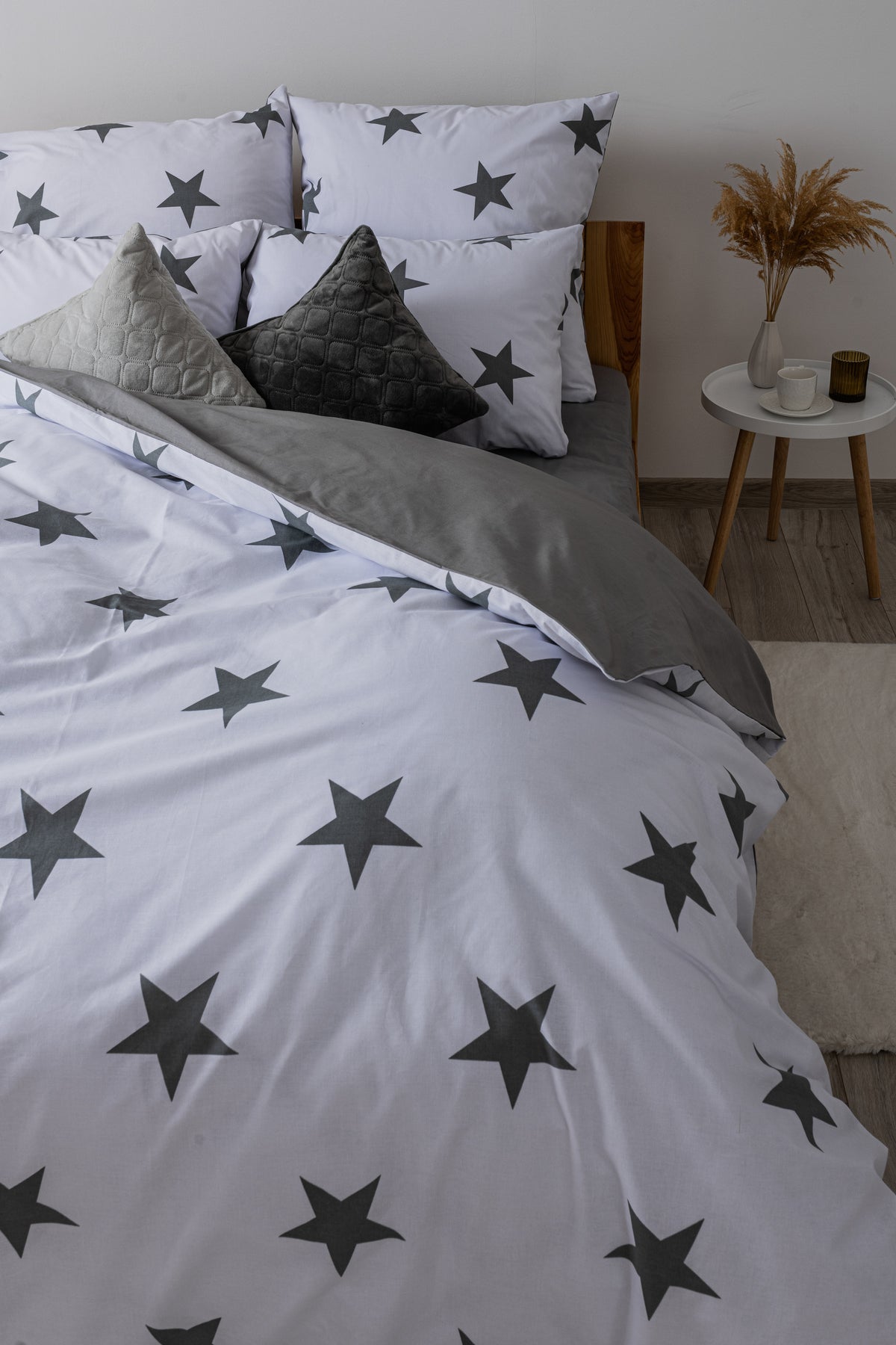 Комплект постільної білизни ТЕП "Soft dreams" Morning Star Grey, 70x70 євро 