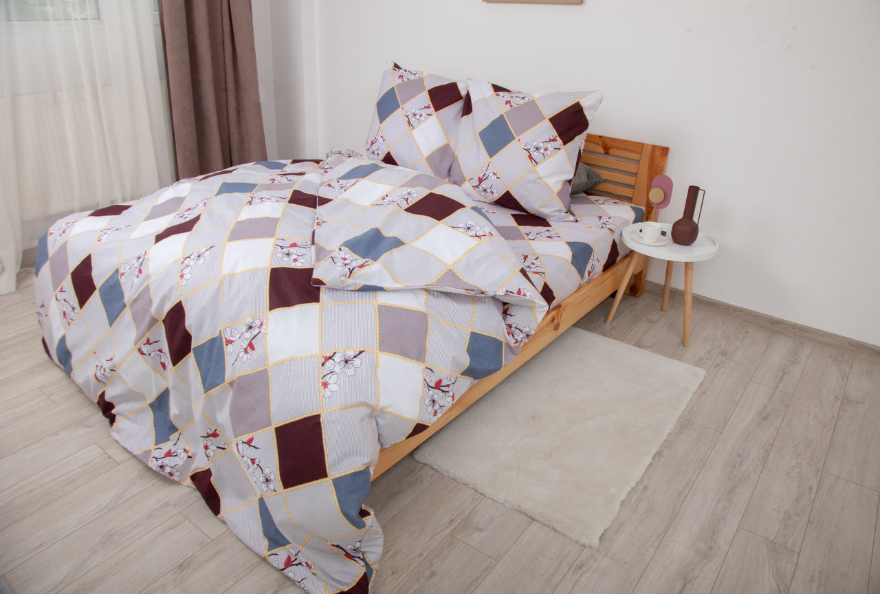 Комплект постільної білизни "Lanabelle Cotton Line" Verona, 70X70 євро (економ)