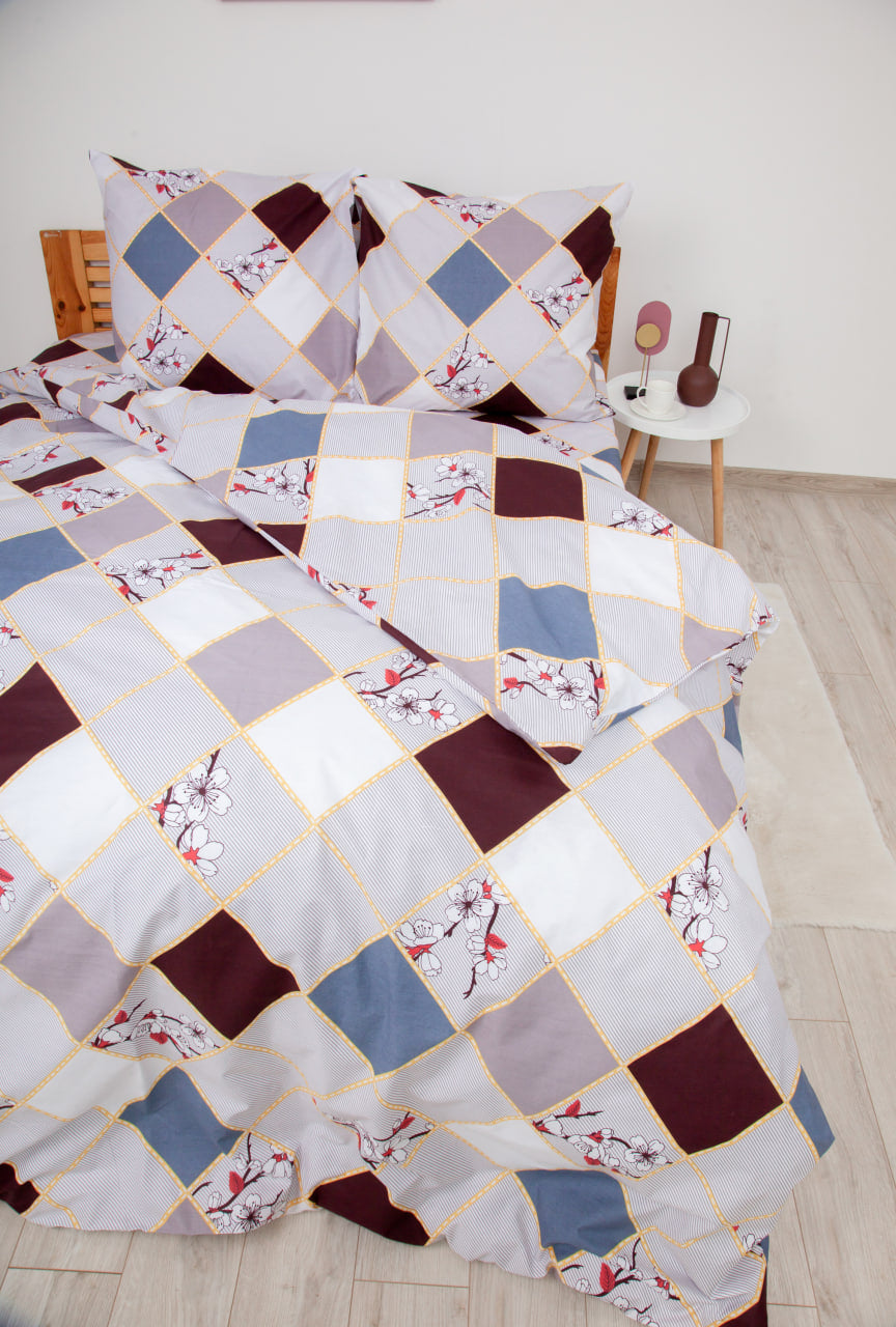 Комплект постільної білизни "Lanabelle Cotton Line" Verona, 70X70 євро (економ)