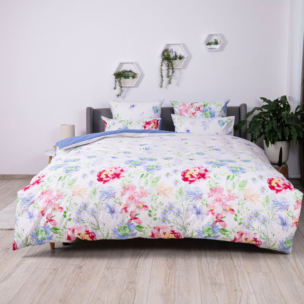 Комплект постільної білизни ТЕП "Soft dreams" Акварельна розкіш, 70x70 двоспальний 