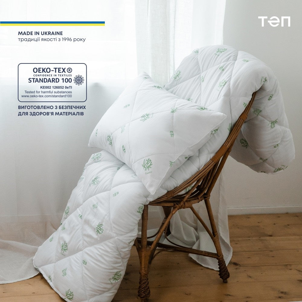 Ковдра "DREAM COLLECTION" BAMBOO 200*210 см (150г/м2) в пакеті 