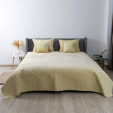 Покривало ТЕП "VELOUR" 220*240 см бежевий ромб круглий