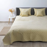 Покривало ТЕП "VELOUR" 240*260 см бежевий ромб круглий