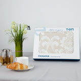 Скатертина "Panama" 180*220 см водовідштовхуюча Beige Lilia 